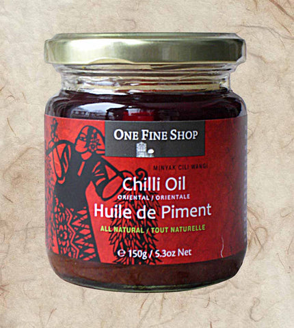 One Fine Shop.ca Oriental Chilli Oil, 150 grams, 5.3 ounces