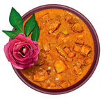 One Fine Shop.ca imperial curry dish with red rose garnish