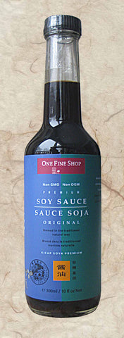 One Fine Shop.ca Premium Light Soy Sauce Original, 300 ml, 10 fluid ounces